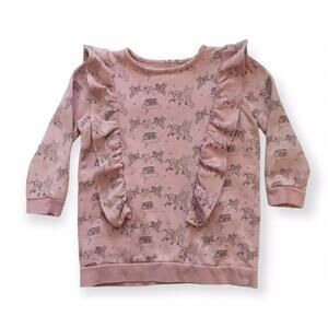 Ice Cream Castles Pegasus Boombox Ruffle Sweatshirt
